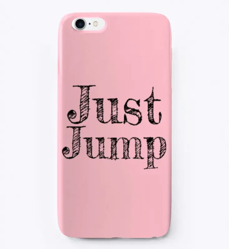 Just Jump Graphic Text