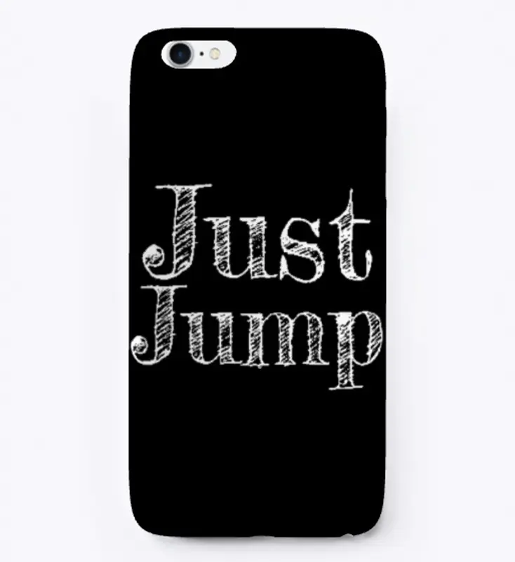 Just Jump Graphic Text