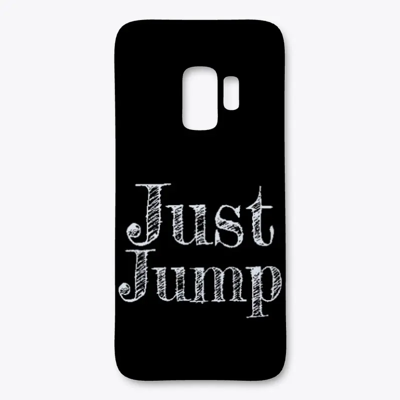 Just Jump Graphic Text