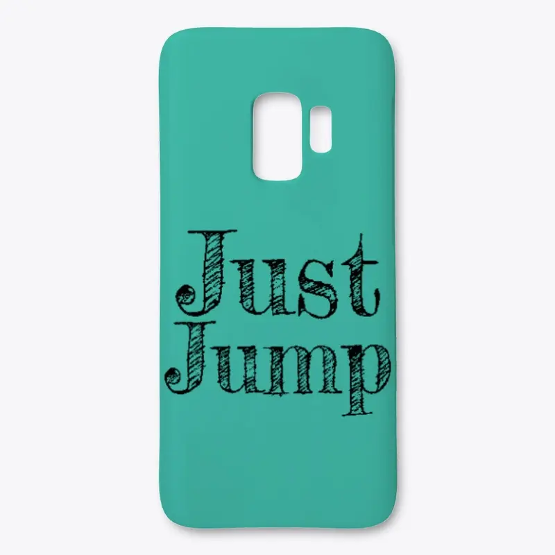 Just Jump Graphic Text